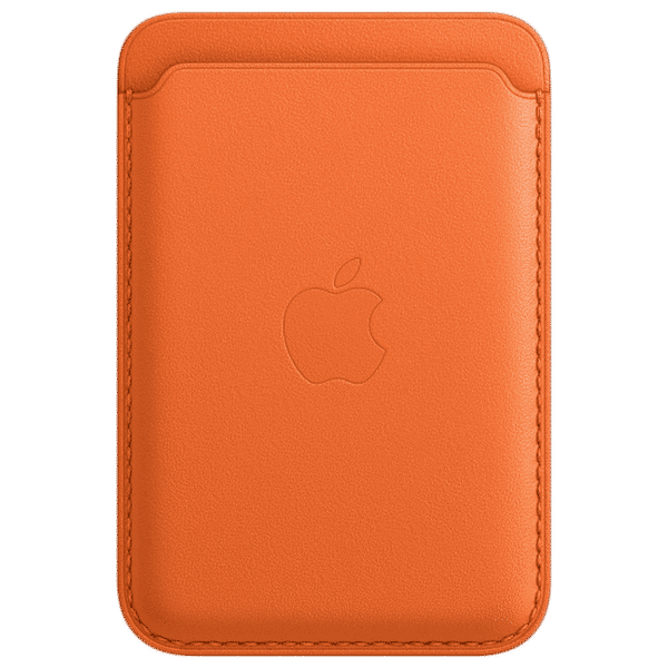 Buy Apple Leather Smart Wallet (MagSafe, MPPY3ZM/A, Orange) Online